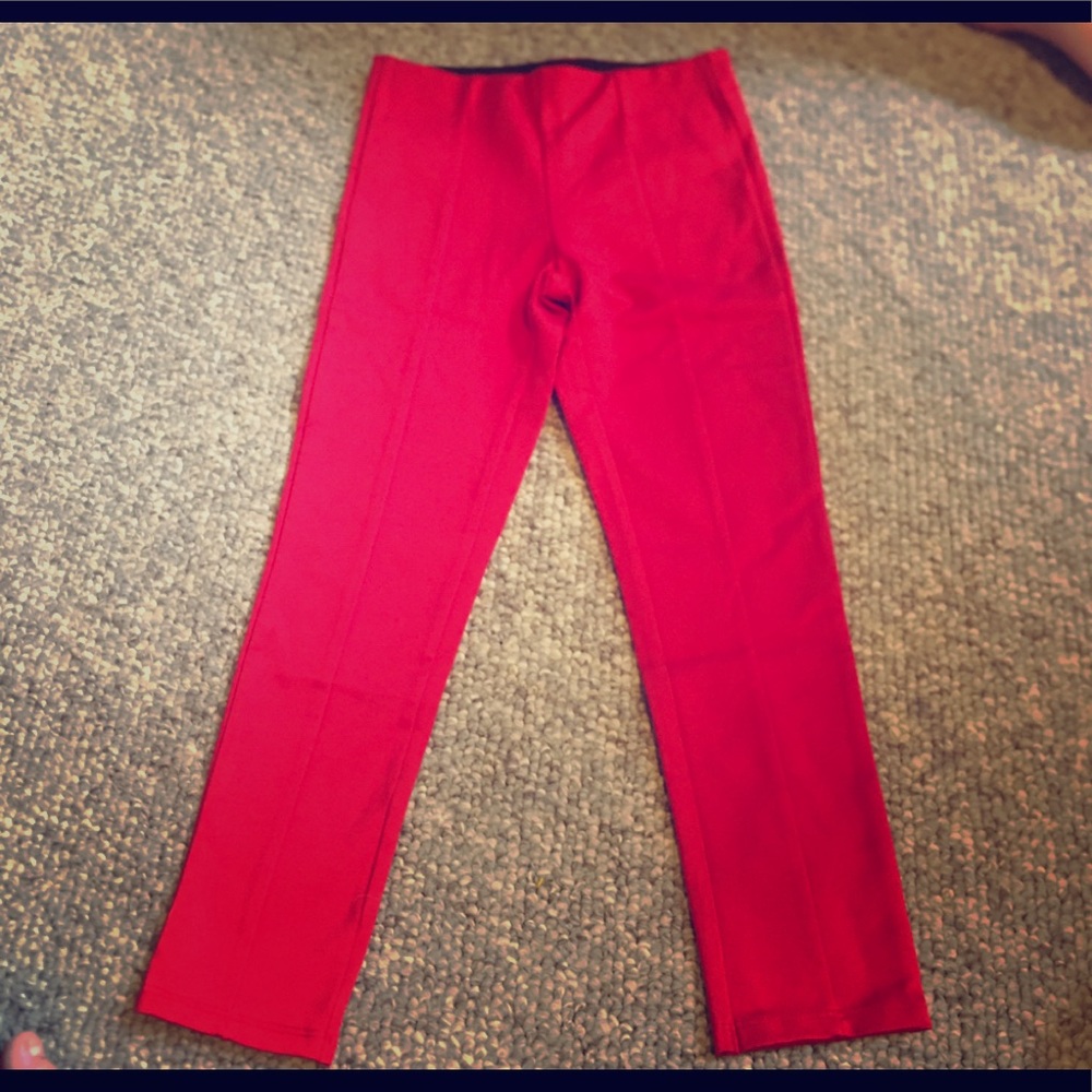 ZARA GIRLS RED PANTS- 9